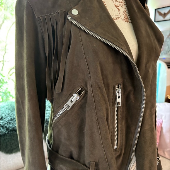 RARE Allsaints suede jacket - Picture 3 of 8